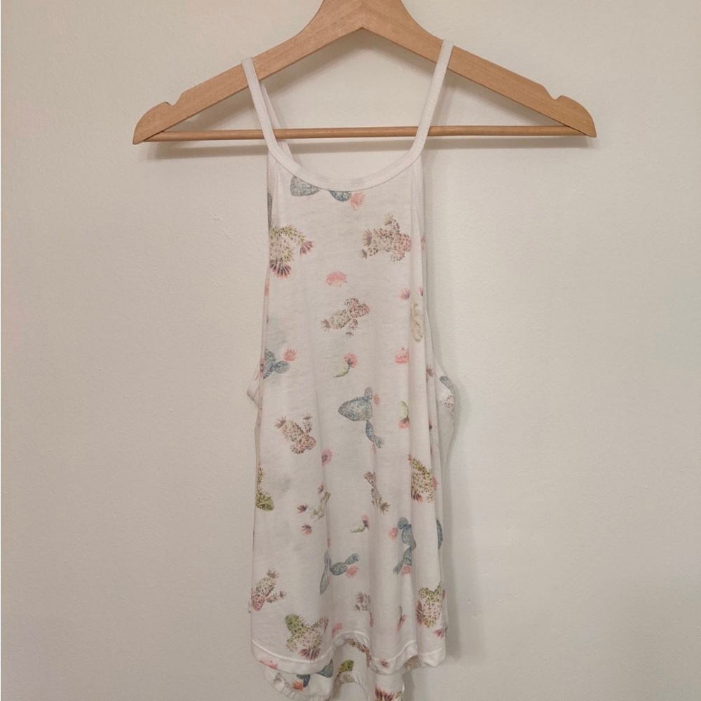 NWT White Crow Boho Flowy Lightweight Desert Cactus Tank Top